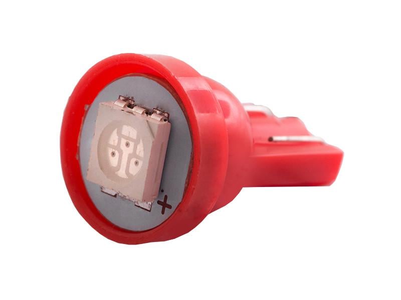 Автолампа светодиодная T10 W5W 24 В SMD5050-1led Красный (960)
