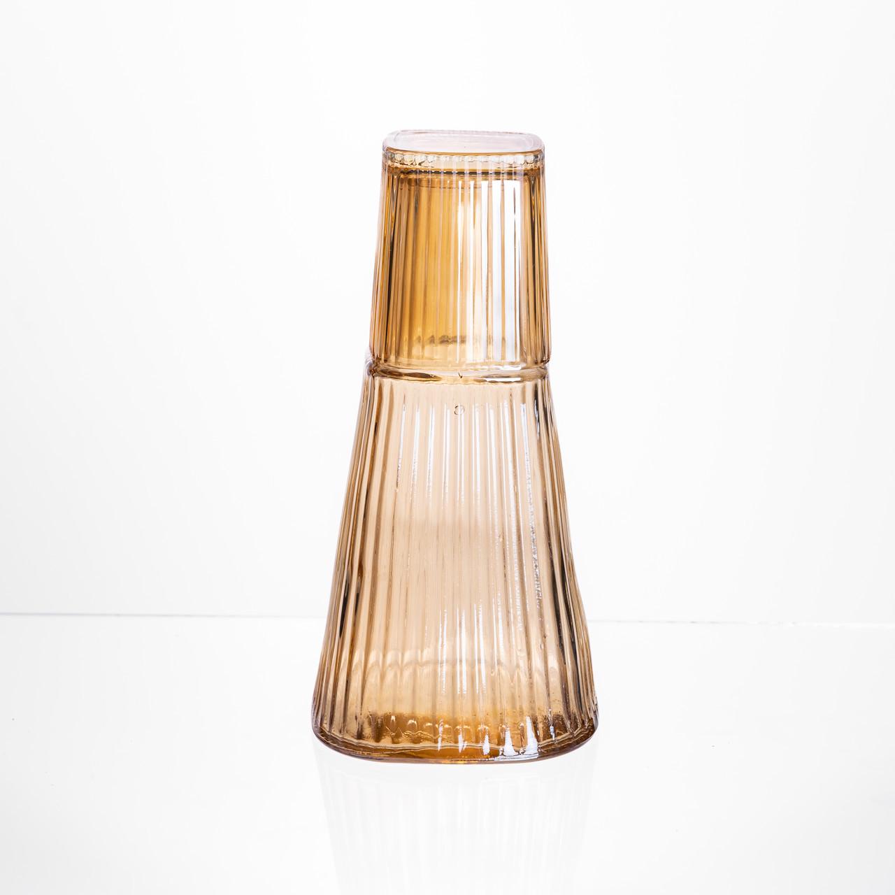 Глечик 1 л зі склянкою 1 шт. по 200 мл Коричневий (HP-19-PYF-2) - фото 4 Глечик 1 л зі склянкою 1 шт. по 200 мл Коричневий (HP-19-PYF-2) - фото 4