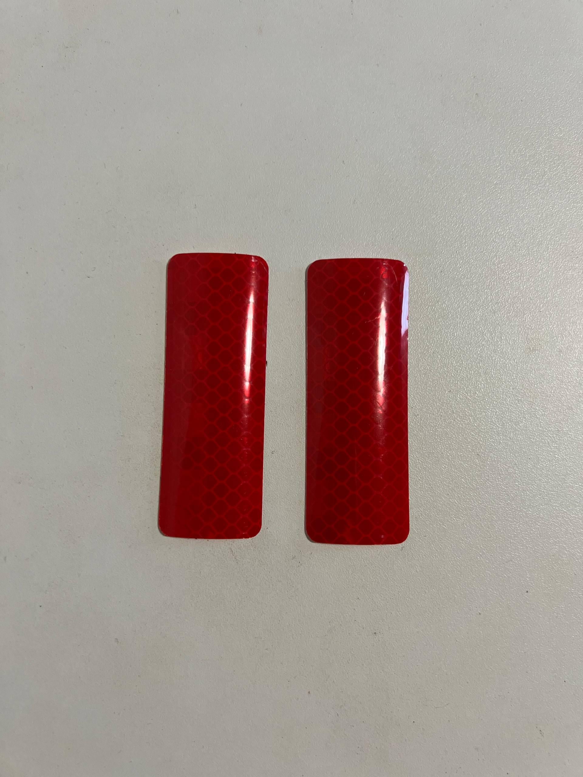 Наклейки светоотражающие 2 шт. 8х3 см Красный (1204248761)