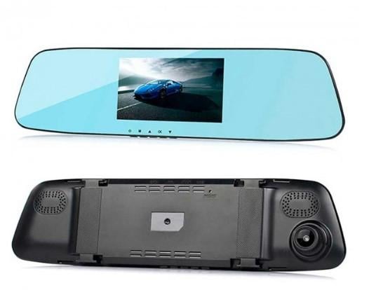 Відеореєстратор дзеркало DVR L505C на 2 камери/екран 4,3" сенсор - фото 5