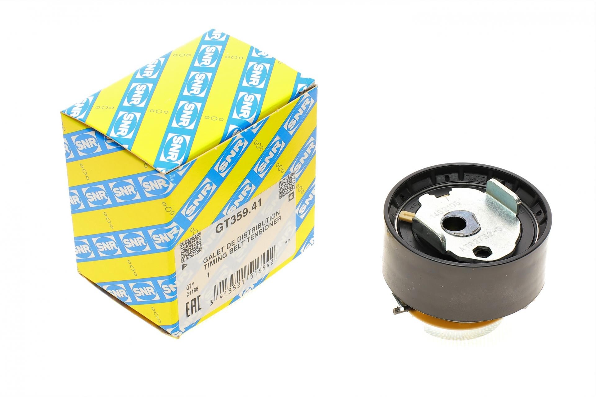 Ролик ГРМ натяжной SNR для Citroen Berlingo/Peugeot Partner 1.2 THP 16-60x26 мм (GT359.41)