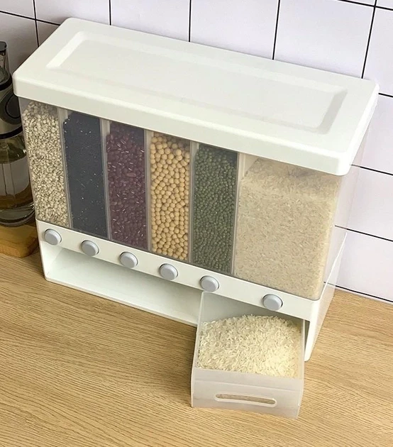 ᐉ Органайзер для сыпучих продуктов Assorted Grain Rice Bucket с ...