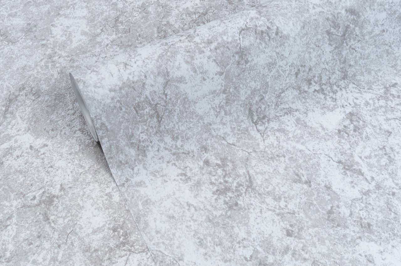 Обои флизелиновые Vinil LS Печворк ЭШТ 4-1564 винил горячего тиснения 1,06х10,05 м Серо-голубой