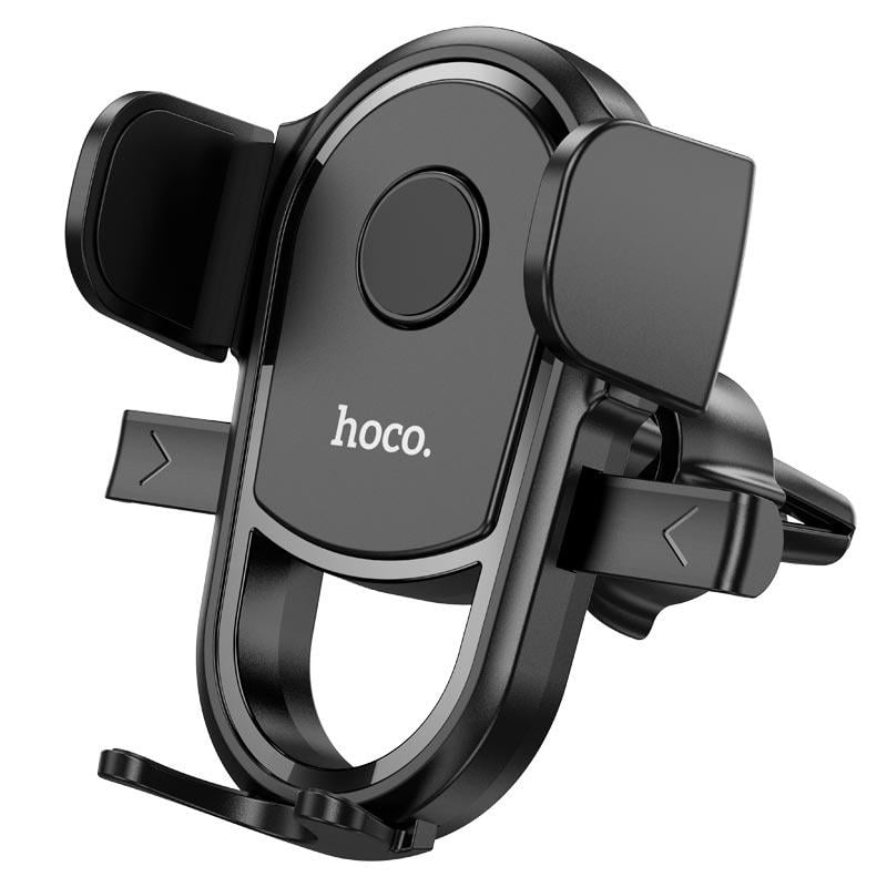 Тримач для телефону в авто Hoco Grateful One-button Car Holder Air Outlet H6 Black (589405)