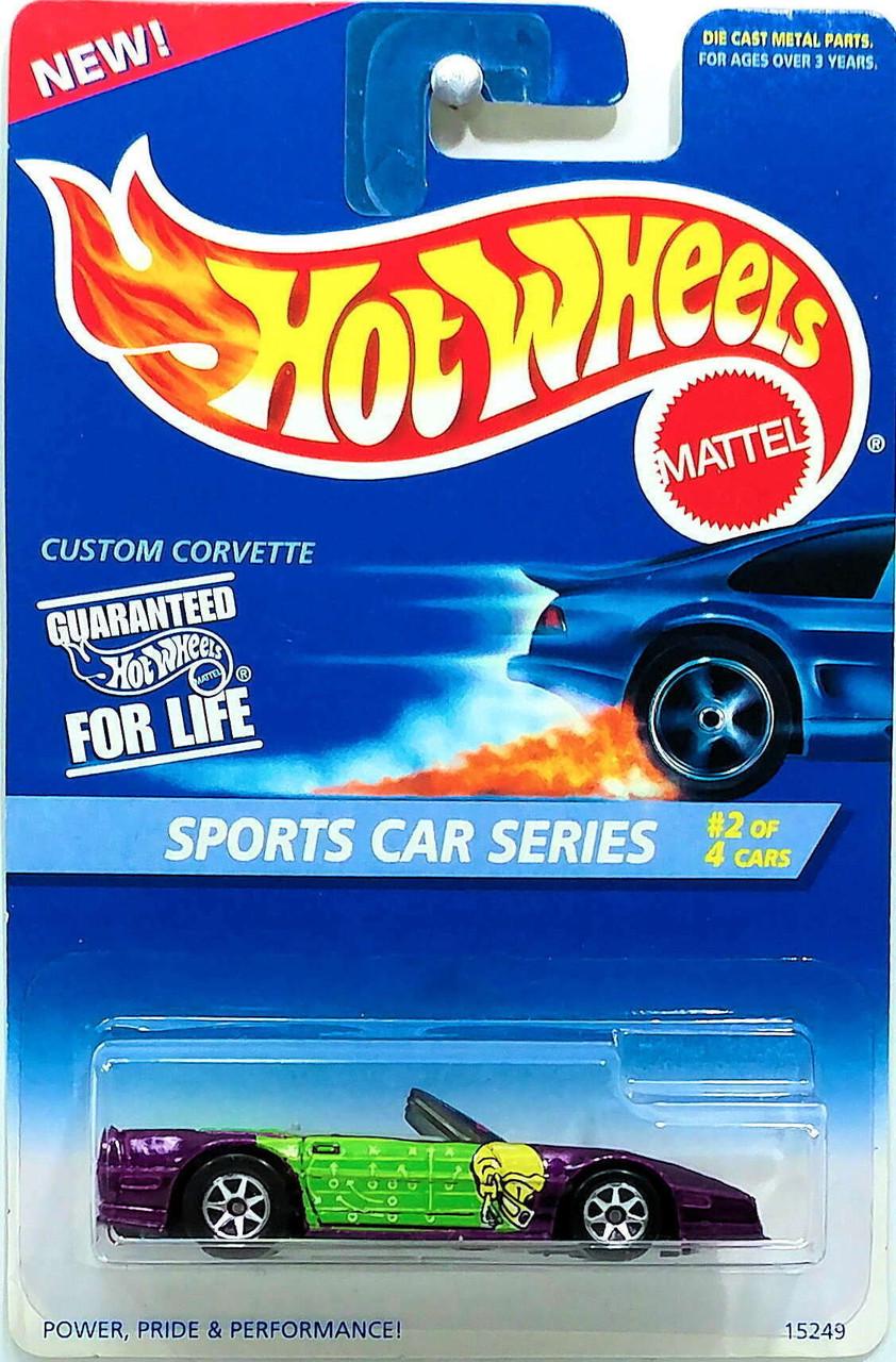 Игрушечная машинка Hot Wheels Custom Corvette ZR-1 1996 Sports Car №405 (15249)