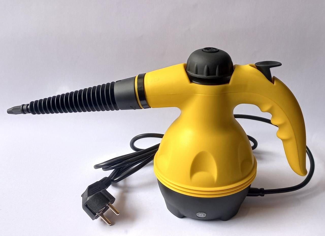 Отпариватель-пароочиститель Steam Cleaner DF-A001 ручной вертикальный Желтый Отпариватель-пароочиститель Steam Cleaner DF-A001 ручной вертикальный Желтый