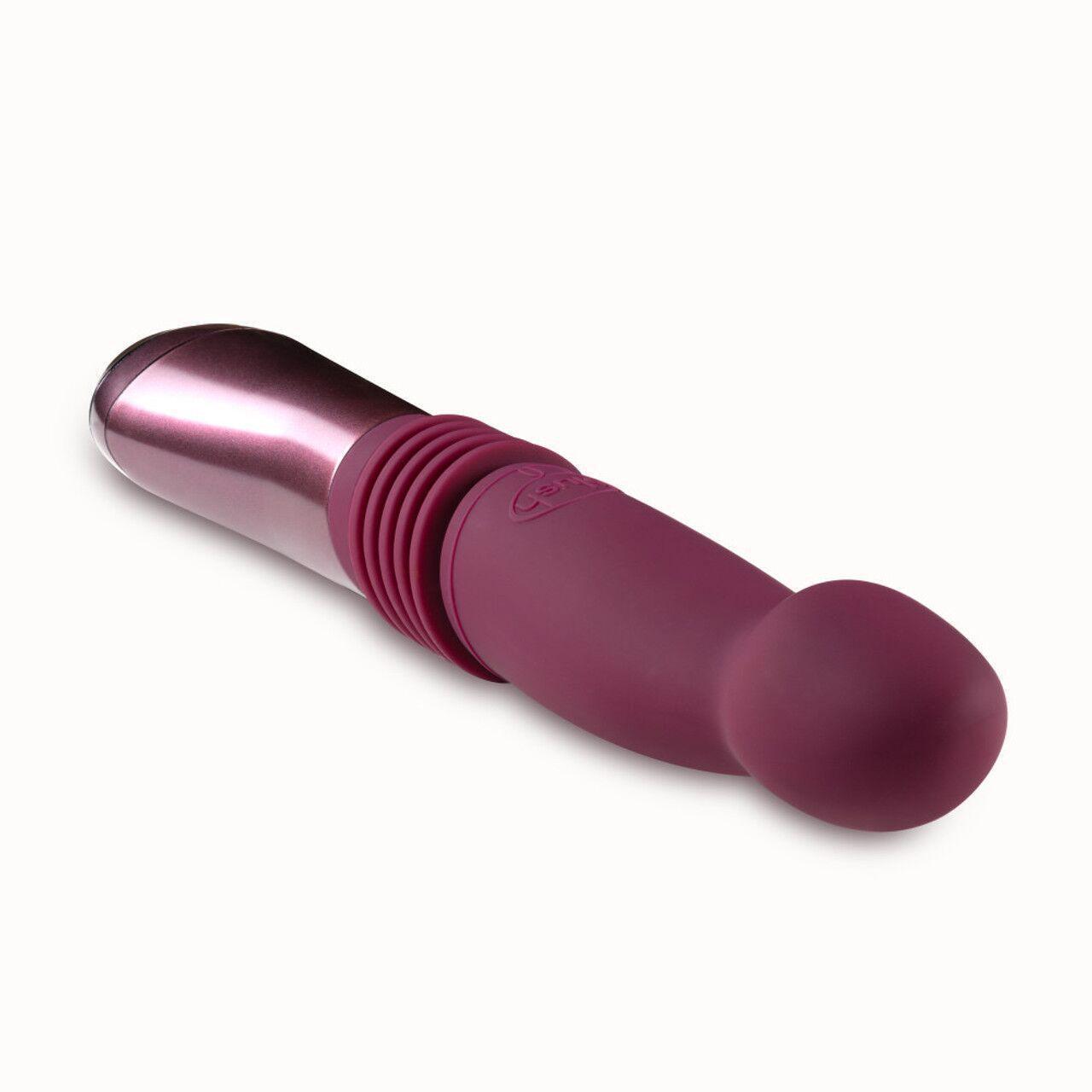 Пульсатор для точки G Blush Temptasia Trixie Thrusting Dildo 3 скорости Wine Red (SO8835)