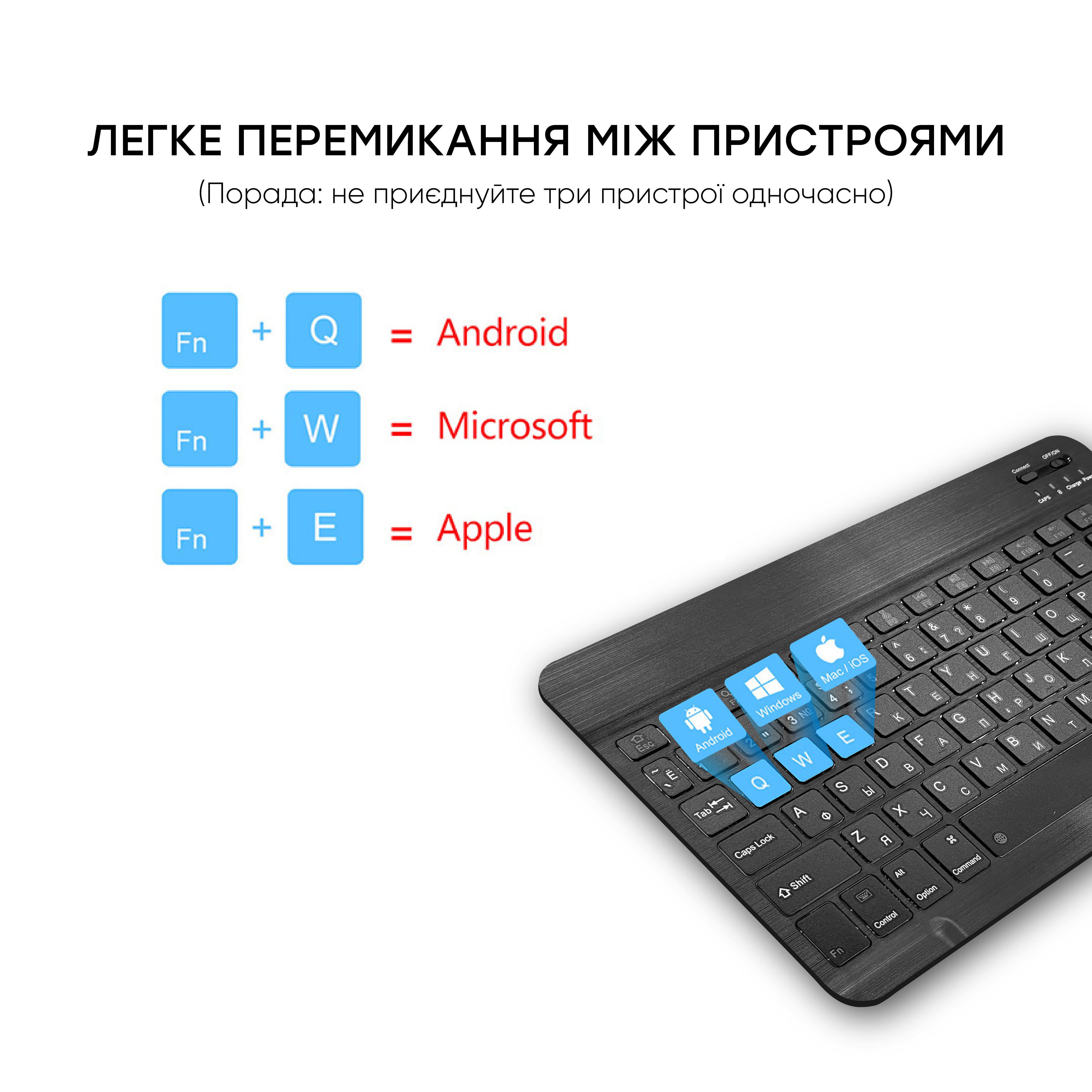 Клавиатура беспроводная Airon Easy Tap с силиконовой накладкой на клавиши (482235278102712) - фото 6