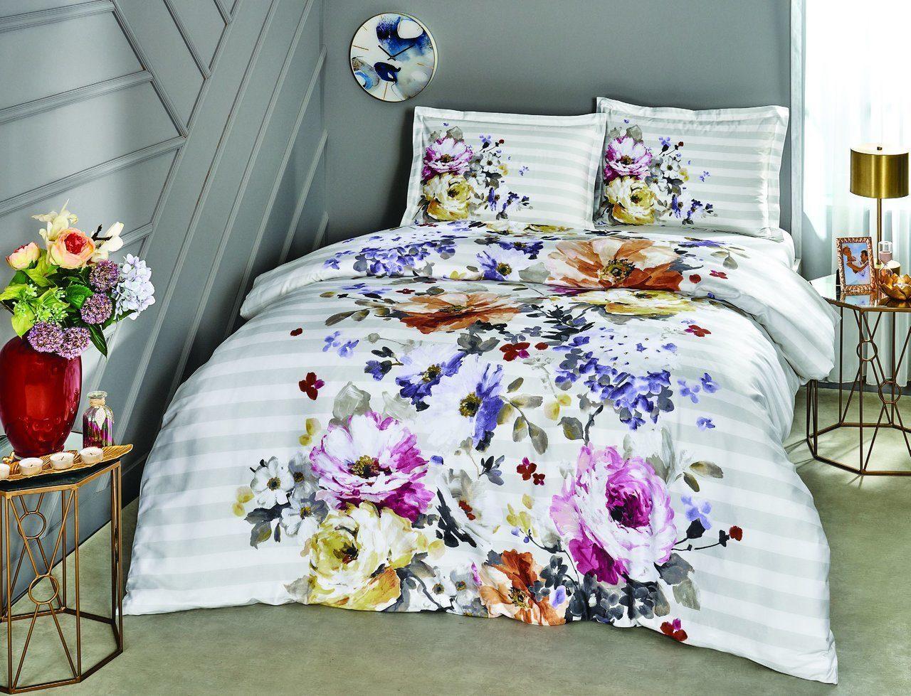 Постельное белье TАС Candra lila v01 евро Лиловый (svt-2000022277303)