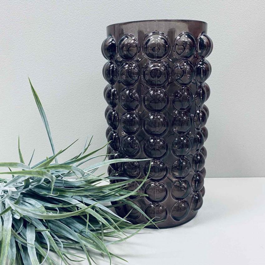 Ваза скляна Olens 102-940 Інка 28 см Рожевий (2423812094)