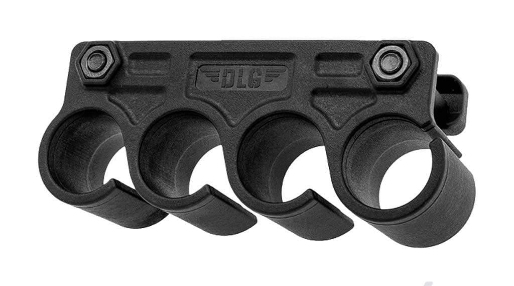 Патронташ DLG Tactical DLG-168 на планку Picatinny полимер на 4 патрона 12 кал. (zbZ3.5.23.066) - фото 3