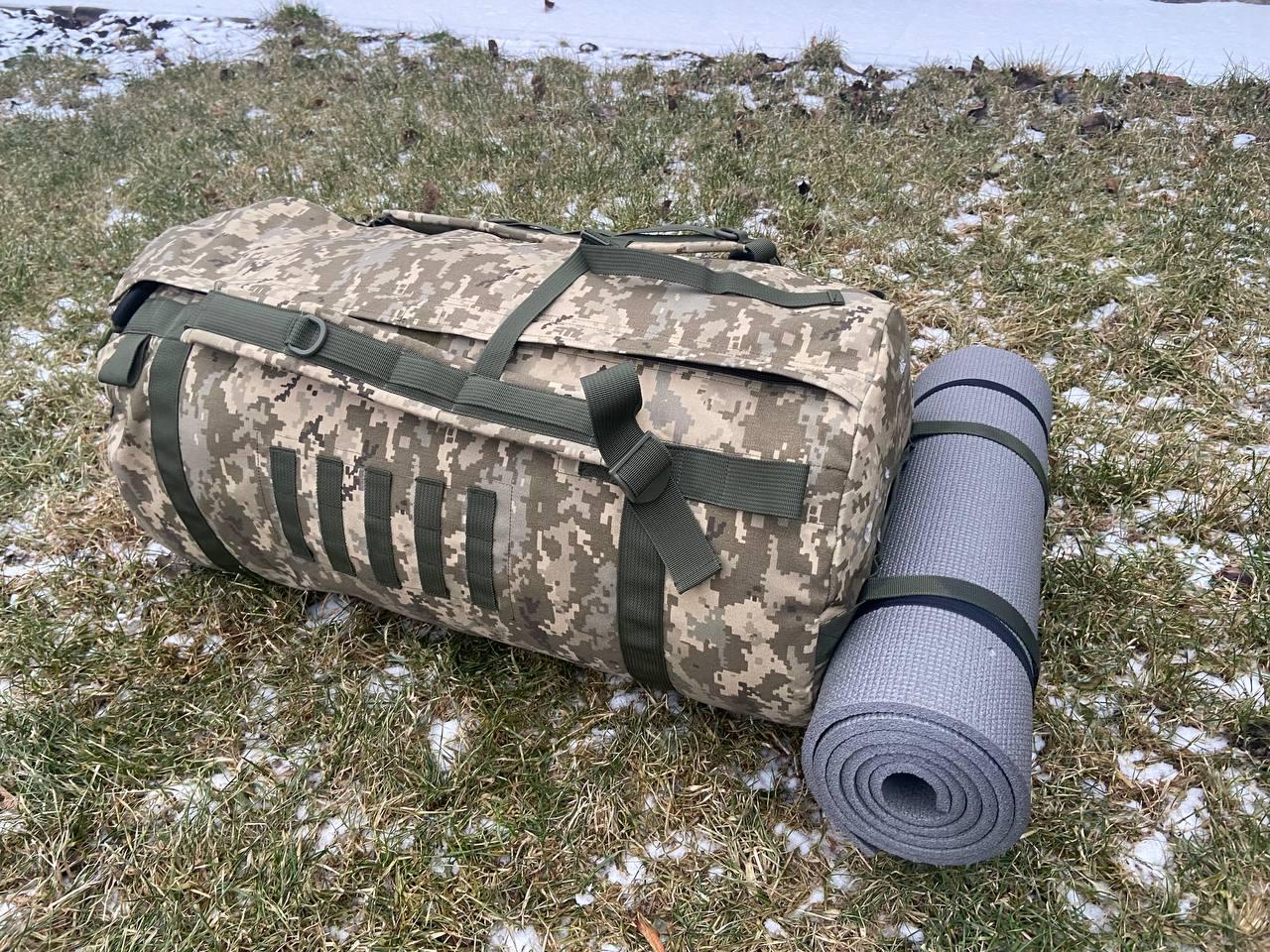 Баул-військовий кордура 120 л Піксель (10914782) - фото 5