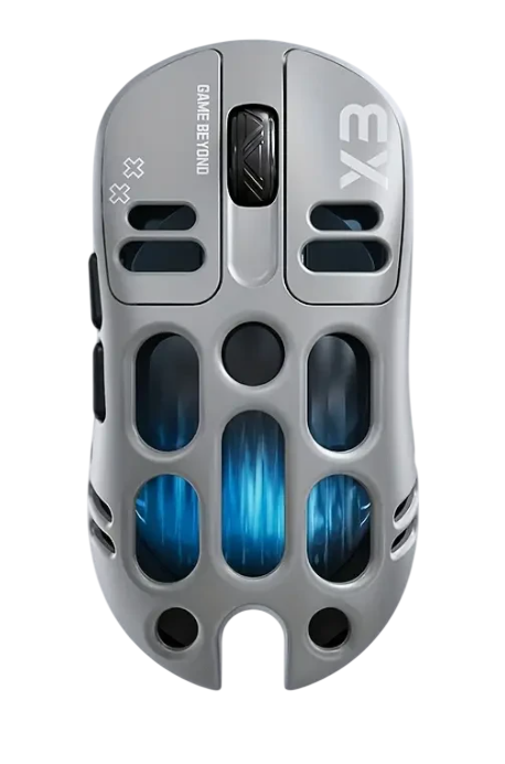 Компьютерная мышка геймерская беспроводная T-WOLF Wolf X3 с RGB-подсветкой 3в1 2400 DPI USB-C Серый (2729675540)