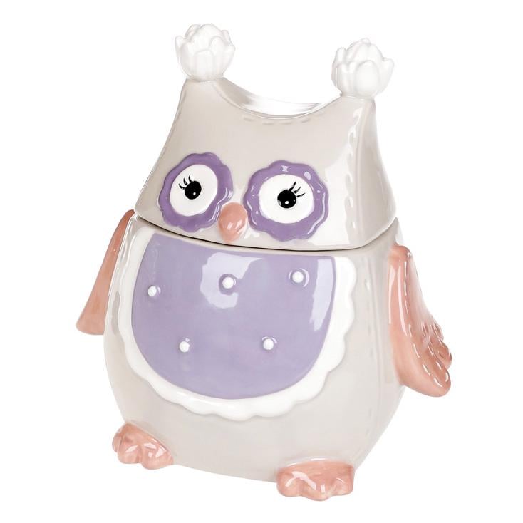 Банка керамическая BonaDi Совушка 250 мл Серый (834-832)