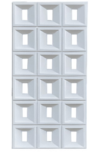 3D-панель Пекин 1200х600х30 мм Белый (2386546337) 3D-панель Пекин 1200х600х30 мм Белый (2386546337)