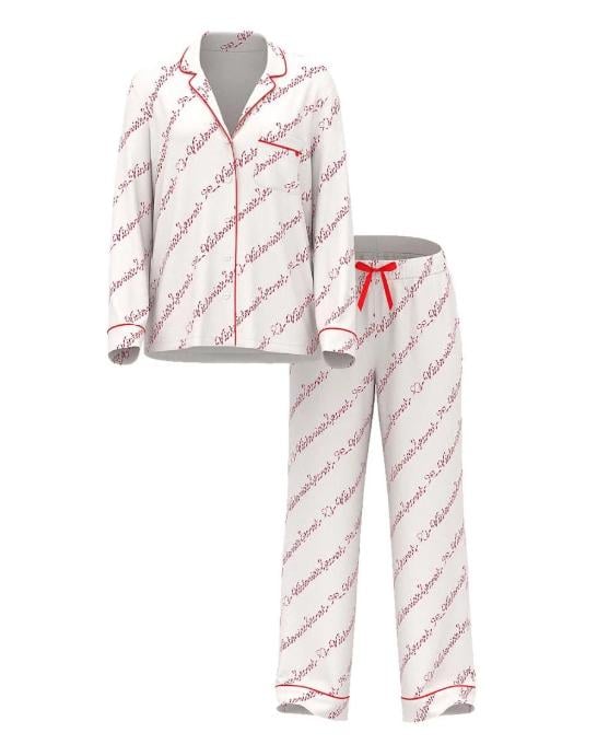Піжама жіноча фланелева Victoria's Secret сорочка/штани з написами VS M Білий (2943880088) Піжама жіноча фланелева Victoria's Secret сорочка/штани з написами VS M Білий (2943880088)