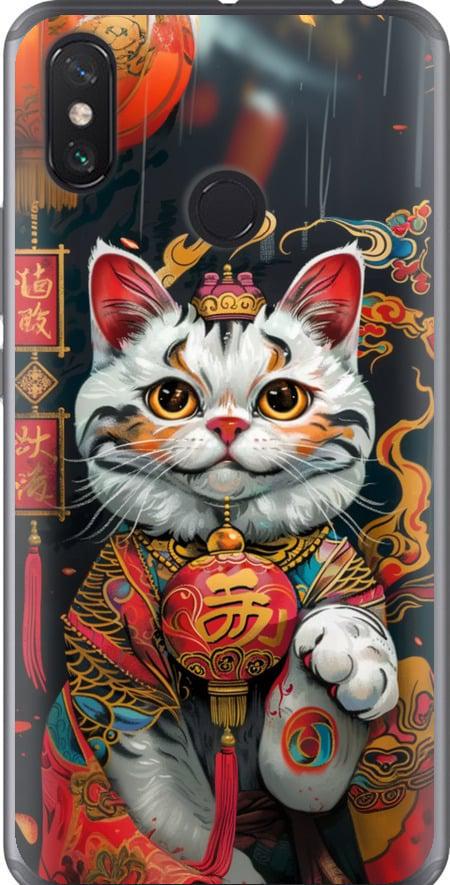 Чехол на Xiaomi Mi Max 3 China Cat v2 (6135t-1534-42517)