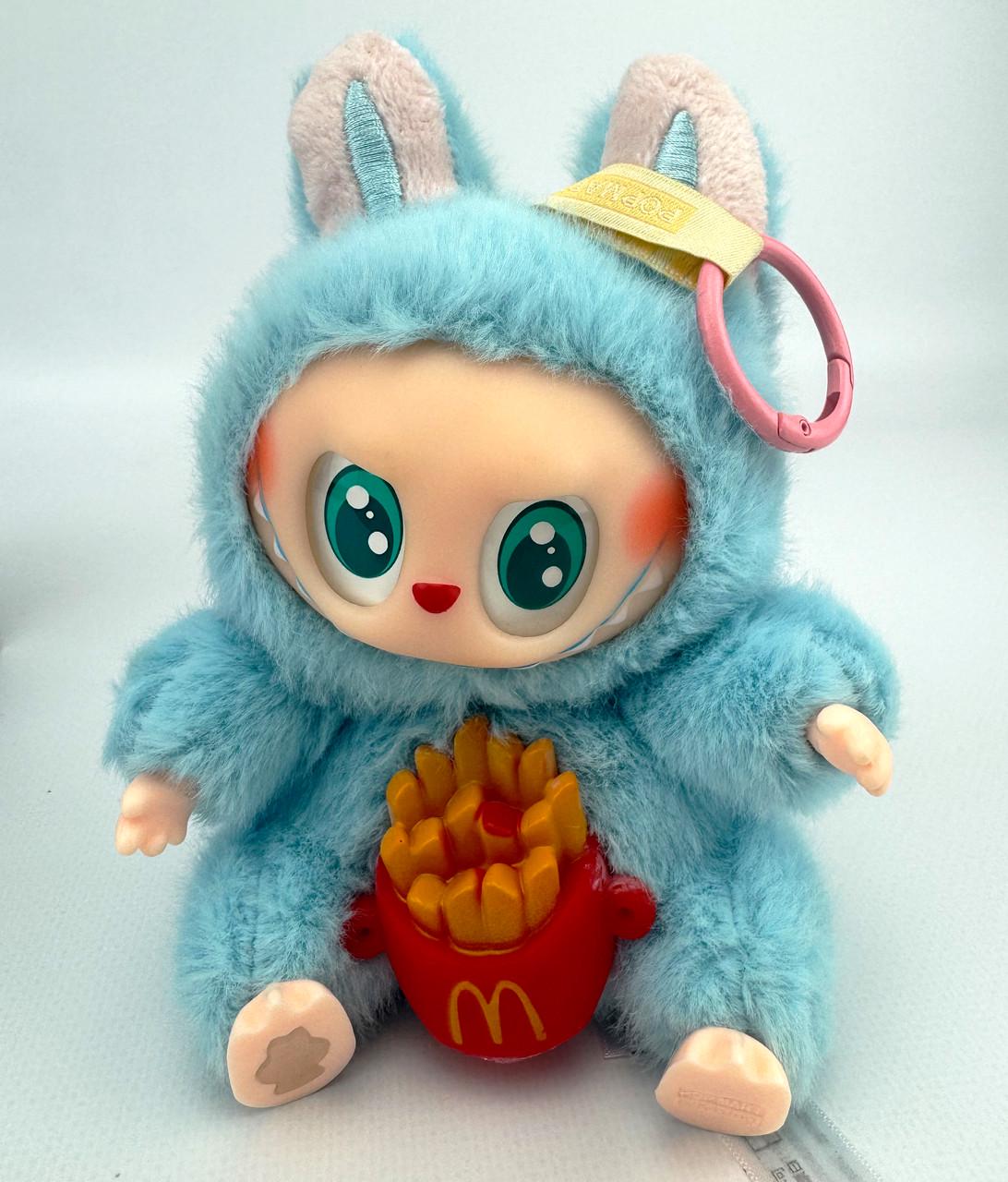 М'яка іграшка-брелок Лабубу 16 см Блакитний (27876713)