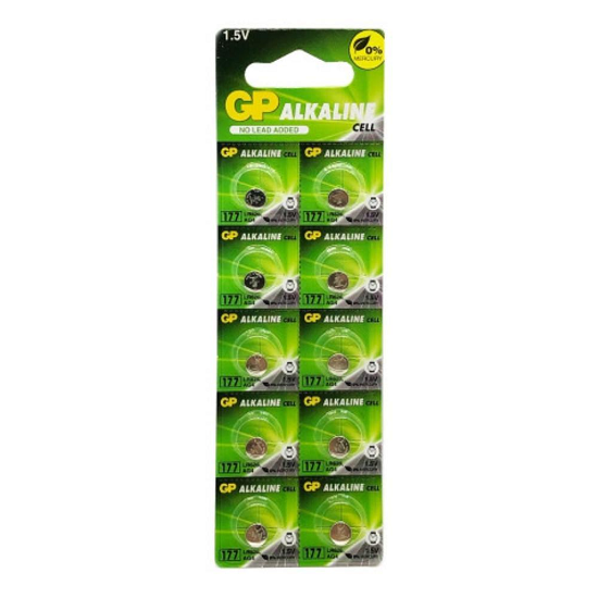 Батарейка GP 177/LR626/AG4/377 Alkaline 10 шт. (2964772011)
