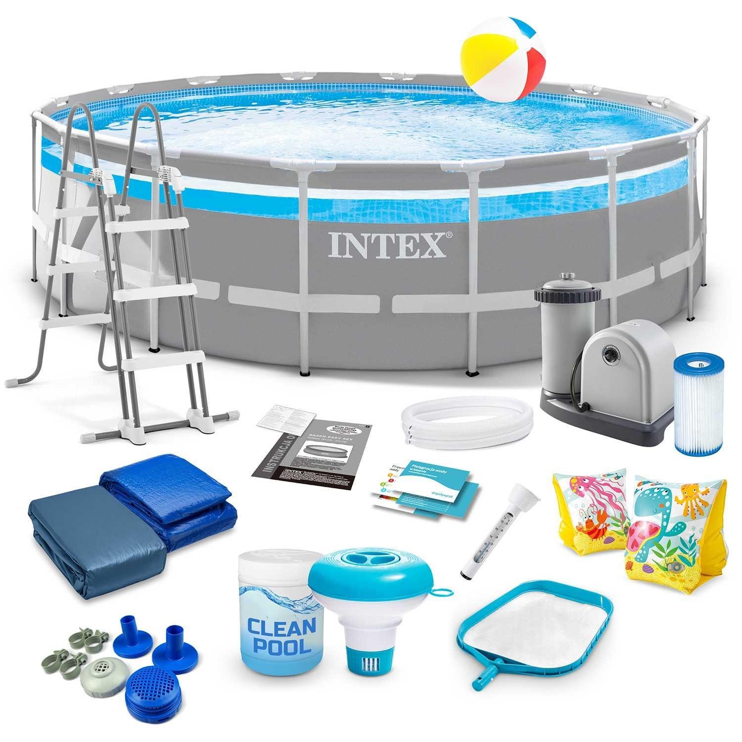 Бассейн каркасный Intex 17в1 26730 488х122 см (441671)
