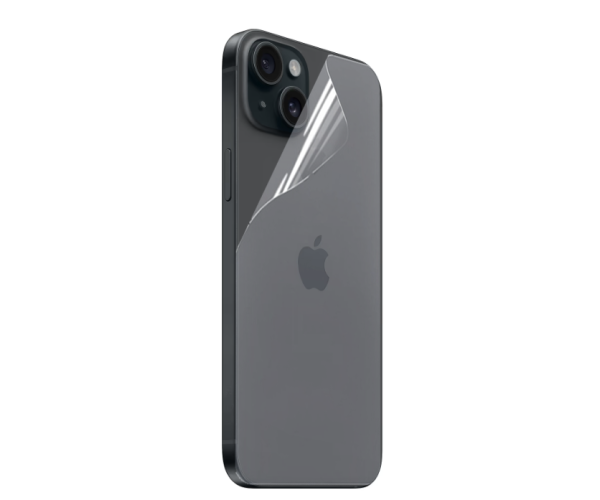 Плівка гідрогелева протиударна Hydrogel Film для Apple iPhone 15 Plus на задню панель Transparent (PL-2934)