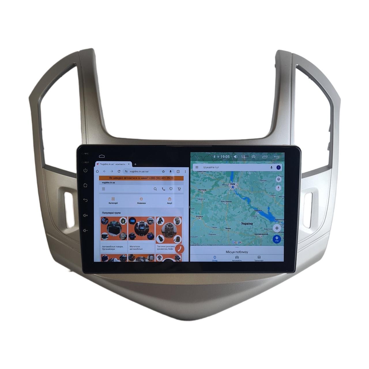 Автомагнитола для Chevrolet Cruze 2012-2016 на Android 12+/CarPlay/8 core/XyAuto (М-ШКру-9-М3)