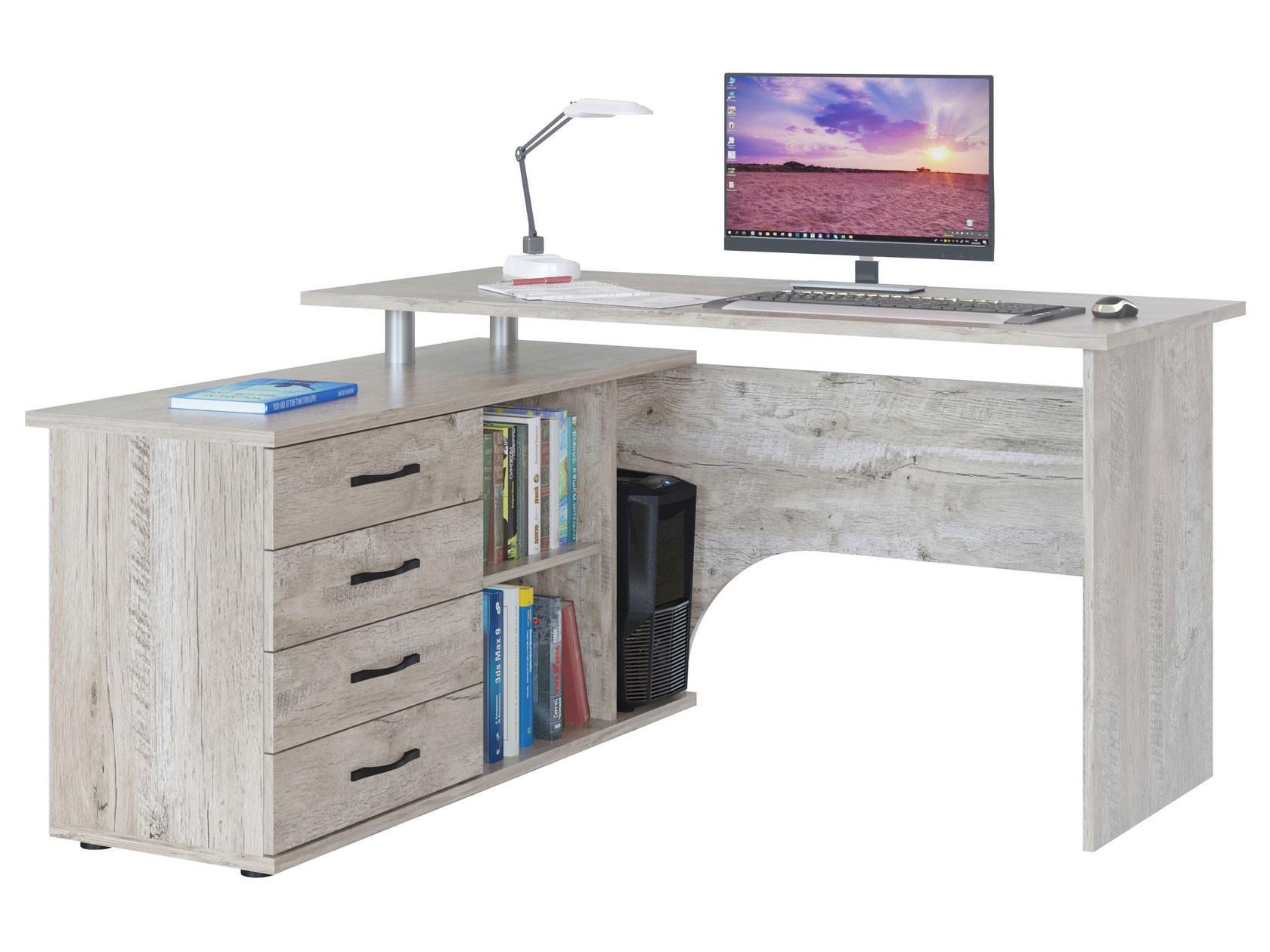 Компьютерный стол угловой XDesk 109 слева 1400x1200 мм Дуб клондайк (КСXD109) - фото 1 Компьютерный стол угловой XDesk 109 слева 1400x1200 мм Дуб клондайк (КСXD109) - фото 1