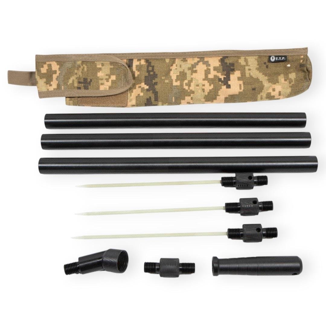 Щуп ростовый под 30° 3 жала диэлектрик/переходник с чехлом (utp457) - фото 3