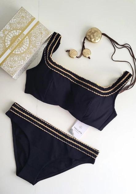 Купальник раздельный Toccata Victoria BSmr-030 р. 44 Черный