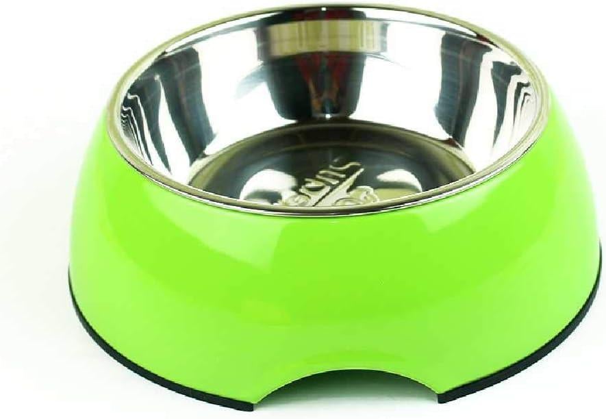 Миска для собаки из нержавеющей стали 17,5х14 см Зеленый (2604047735) - фото 1 Миска для собаки из нержавеющей стали 17,5х14 см Зеленый (2604047735) - фото 1