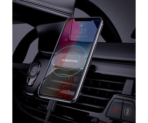 Держатель автомобильный магнитный Borofone BH28 Black - фото 6