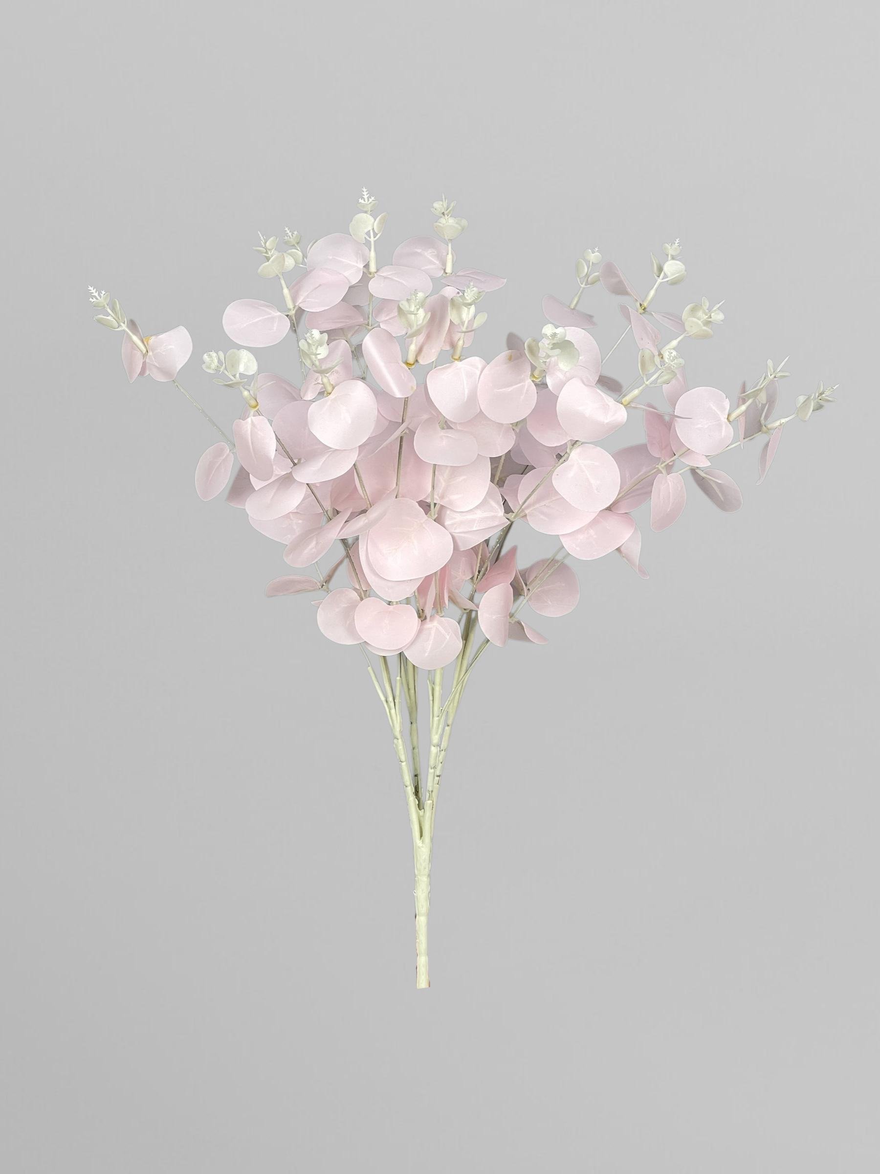 Искусственный эвкалипт 46 см Нежно-розовый (Р05013)