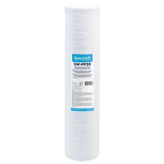 Картридж з поліпропіленової нитки Ecosoft 4,5″х20″ 20 мкм (CPN452020ECO)