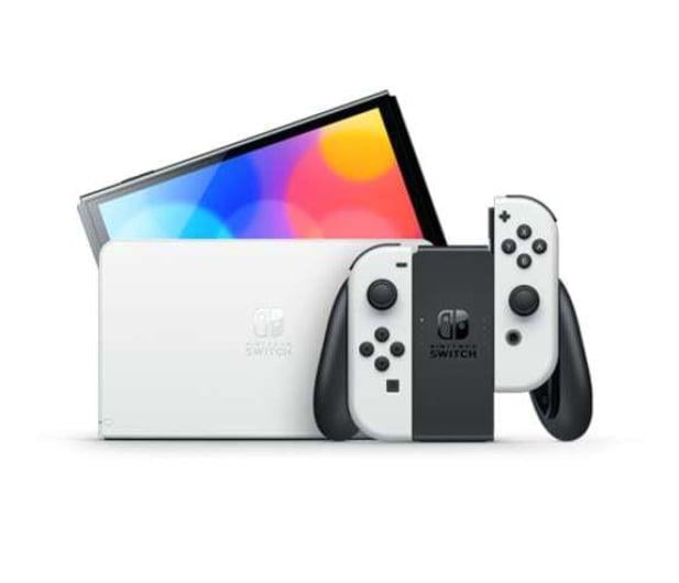 Ігрова приставка портативна Nintendo Switch OLED with White Joy-Con (045496453435)