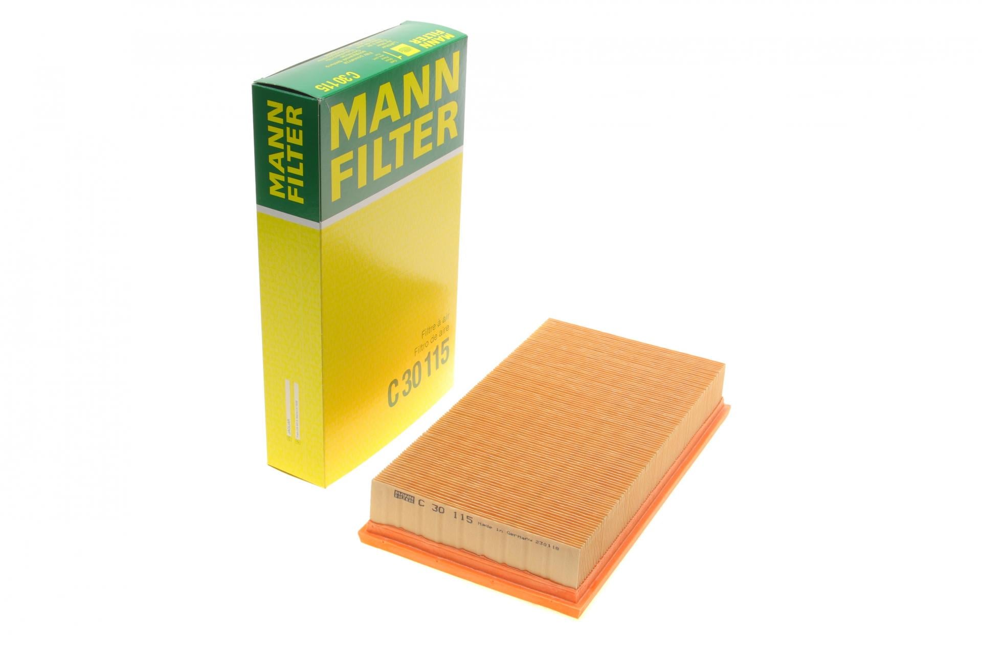 Фильтр воздушный Mann-Filter для Jaguar S-Type 2,5 V6-3,0 V6/4,2 V8 99-08/XF/XJ 2,0/2,2D/2,7-3,0D/3,0 V6/4,2/5,0 08- (C 30 115)