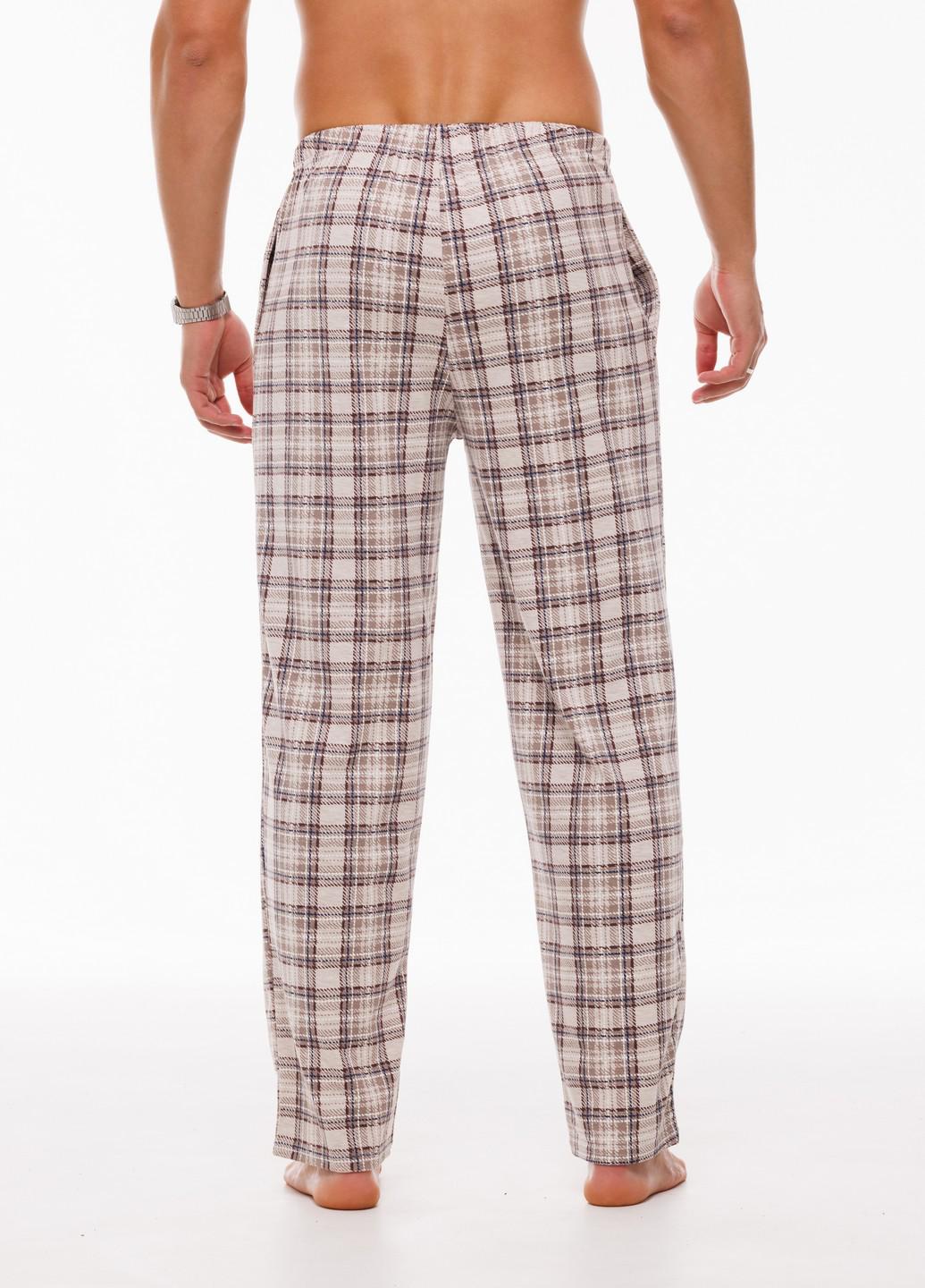 Штаны мужские Наталюкс домашние клетка L Белый (9515143280331) - фото 5 Штаны мужские Наталюкс домашние клетка L Белый (9515143280331) - фото 5