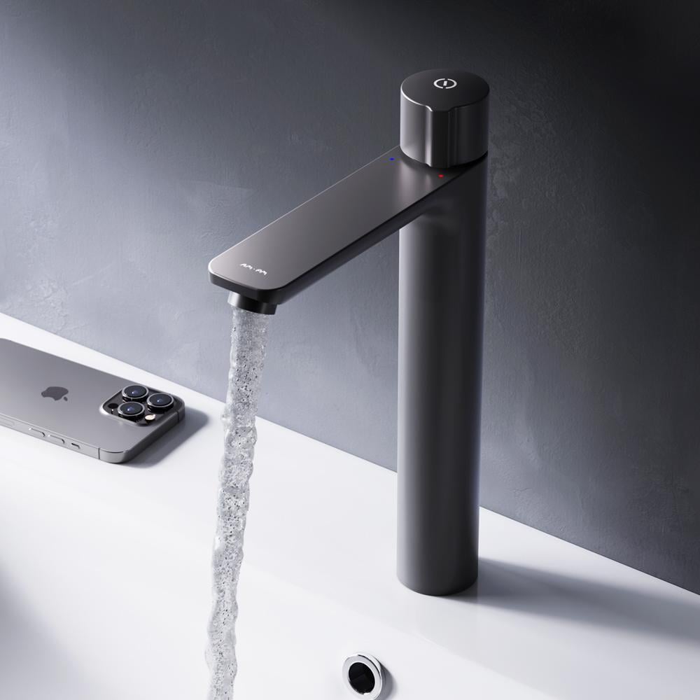 Змішувач для умивальника AM.PM X-Joy F85A92522 високий одноважільний Чорний (196178) - фото 7 Змішувач для умивальника AM.PM X-Joy F85A92522 високий одноважільний Чорний (196178) - фото 7