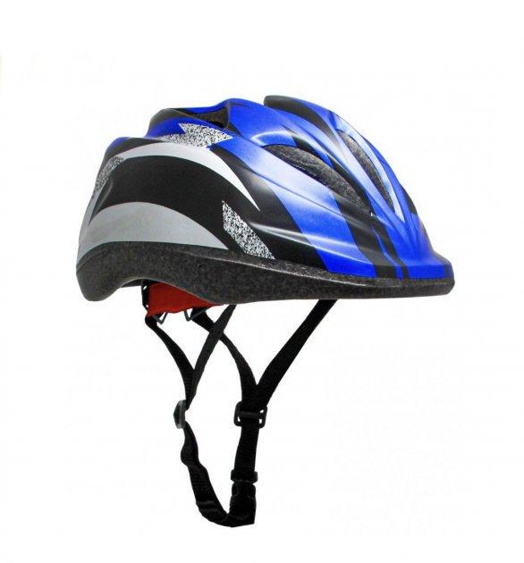 Шлем защитный детский Maraton с защитой Синий (VP-115)