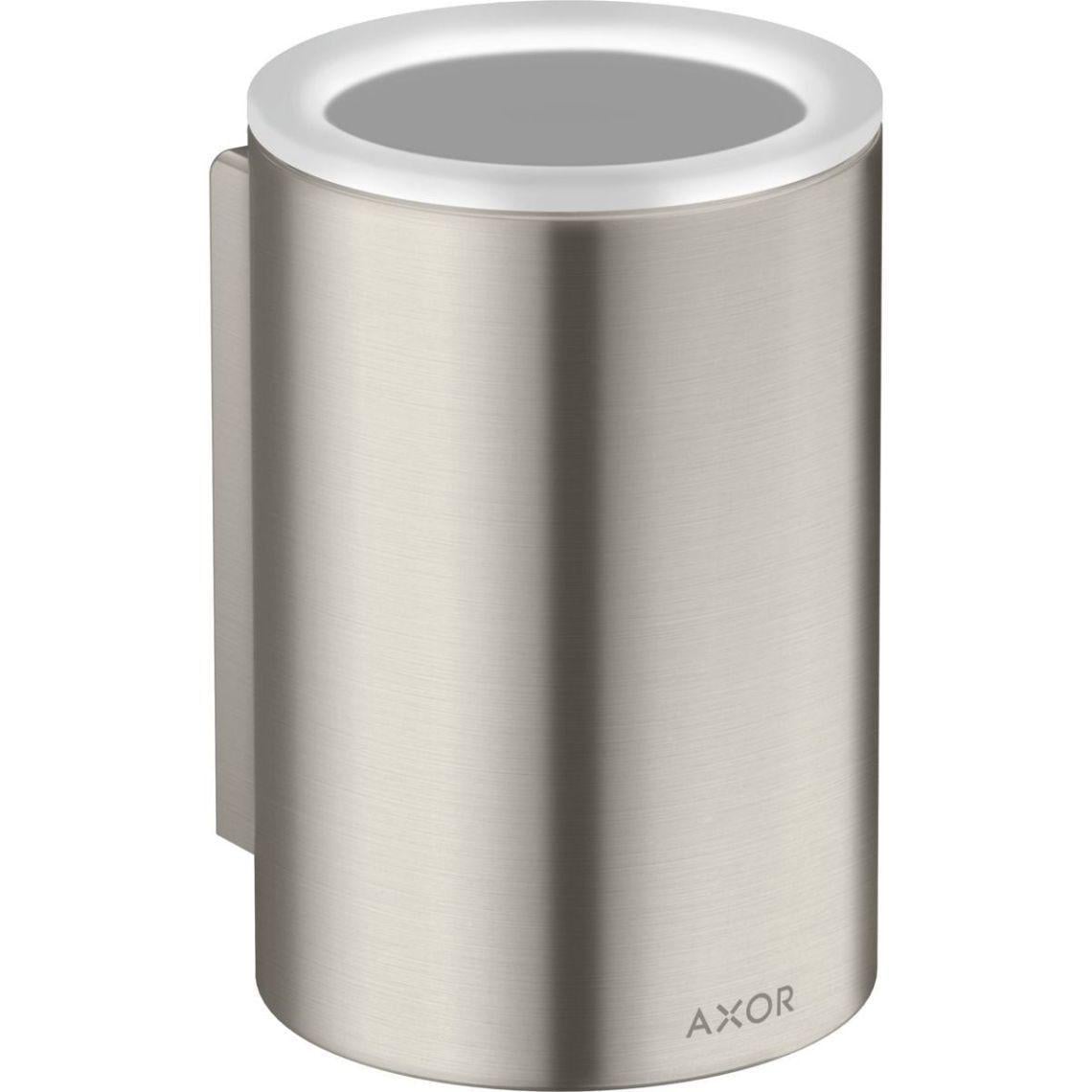 Стакан для зубных щеток Axor Universal Circular подвесной Сталь брашеный (42804800) Стакан для зубных щеток Axor Universal Circular подвесной Сталь брашеный (42804800)