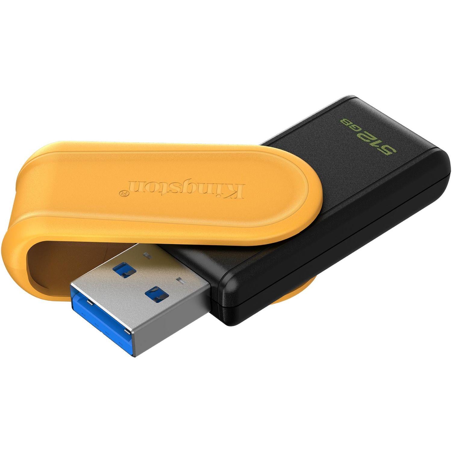Флеш-память USB Kingston DataTraveler Exodia S 512 Гб USB 3.2 пластик Черно-желтый (DTXS/512GB)