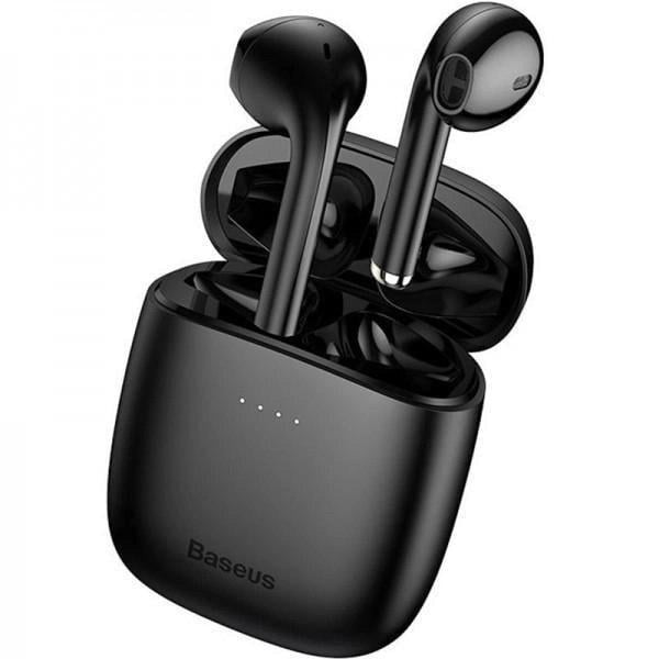 Беспроводные наушники Bluetooth Baseus W04 PRO Black (NGW04P-01)