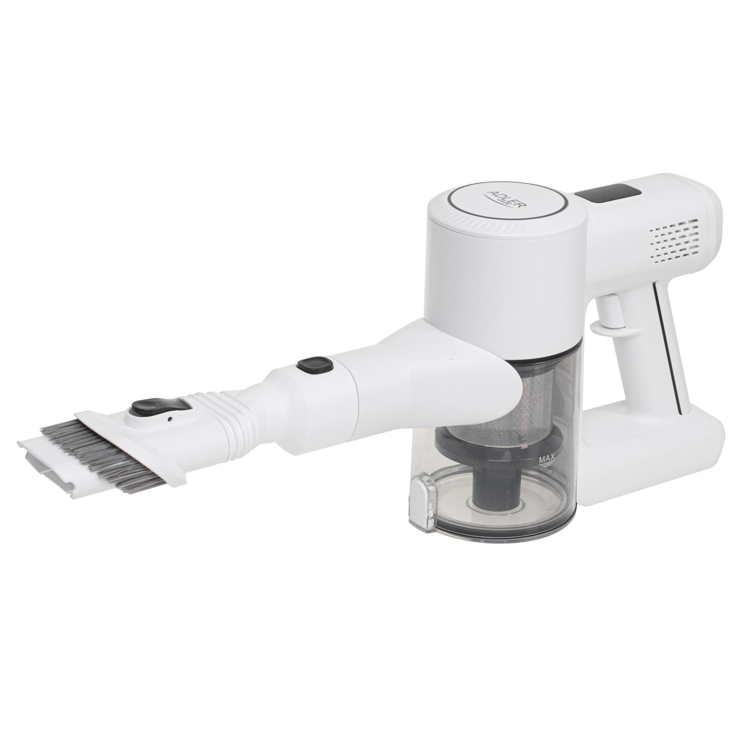 Пылесос беспроводной вертикальный Adler AD 7060 со светодиодной подсветкой 350 Вт Белый (29424463) - фото 8