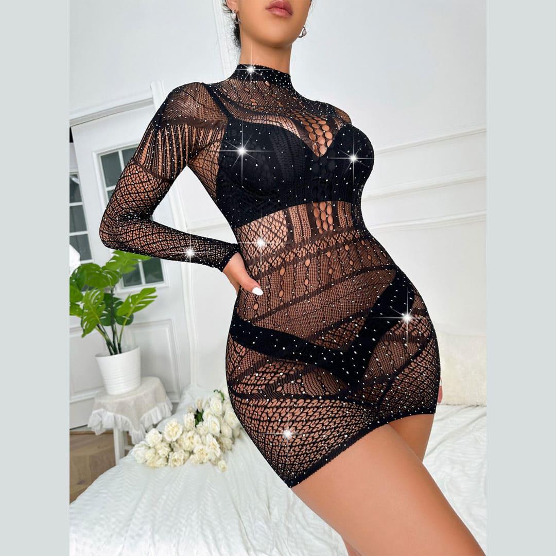 Пеньюар XL Черный (98804_48) - фото 2 Пеньюар XL Черный (98804_48) - фото 2