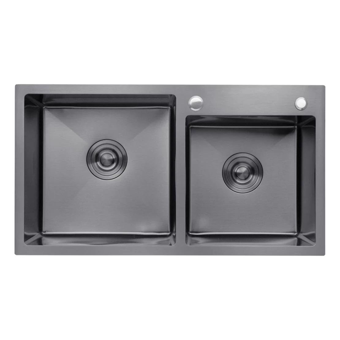 Мойка кухонная Kroner KRP Schwarze 3,0/1,0 мм (7843ZHMPVD)