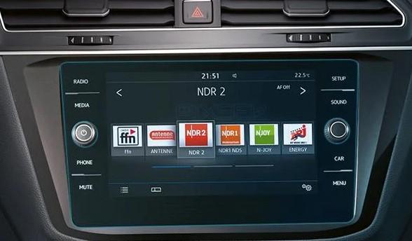 Стекло защитное Pixsel на монитор Volkswagen TIGUAN 10,9“ 2017-2018 закаленное глянец