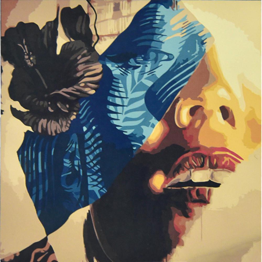 Картина за номерами Strateg Дівчина з квіткою 50х50 см (AA002) Картина за номерами Strateg Дівчина з квіткою 50х50 см (AA002)