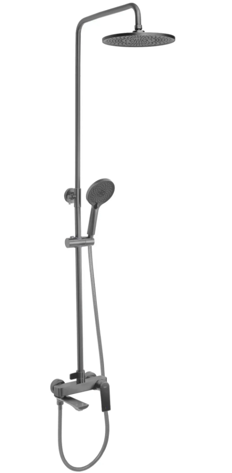 Душевой гарнитур REA AVALON TYTAN с выливом Графит (2763636561) Душевой гарнитур REA AVALON TYTAN с выливом Графит (2763636561)