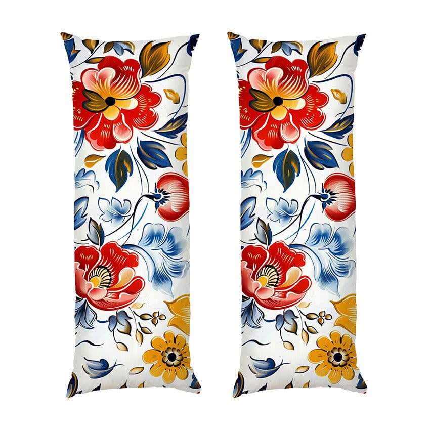 Подушка дакимакура Red flowers Petrykiv painting габардин 140х45 см (114230-2) Подушка дакимакура Red flowers Petrykiv painting габардин 140х45 см (114230-2)