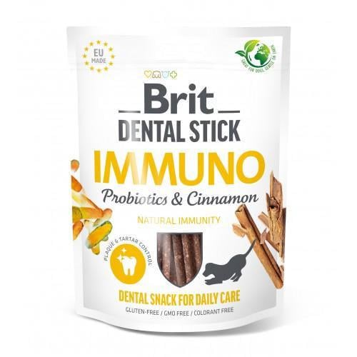 Лакомство для собак Brit Dental Stick Immuo 7 шт. 251 г Лакомство для собак Brit Dental Stick Immuo 7 шт. 251 г