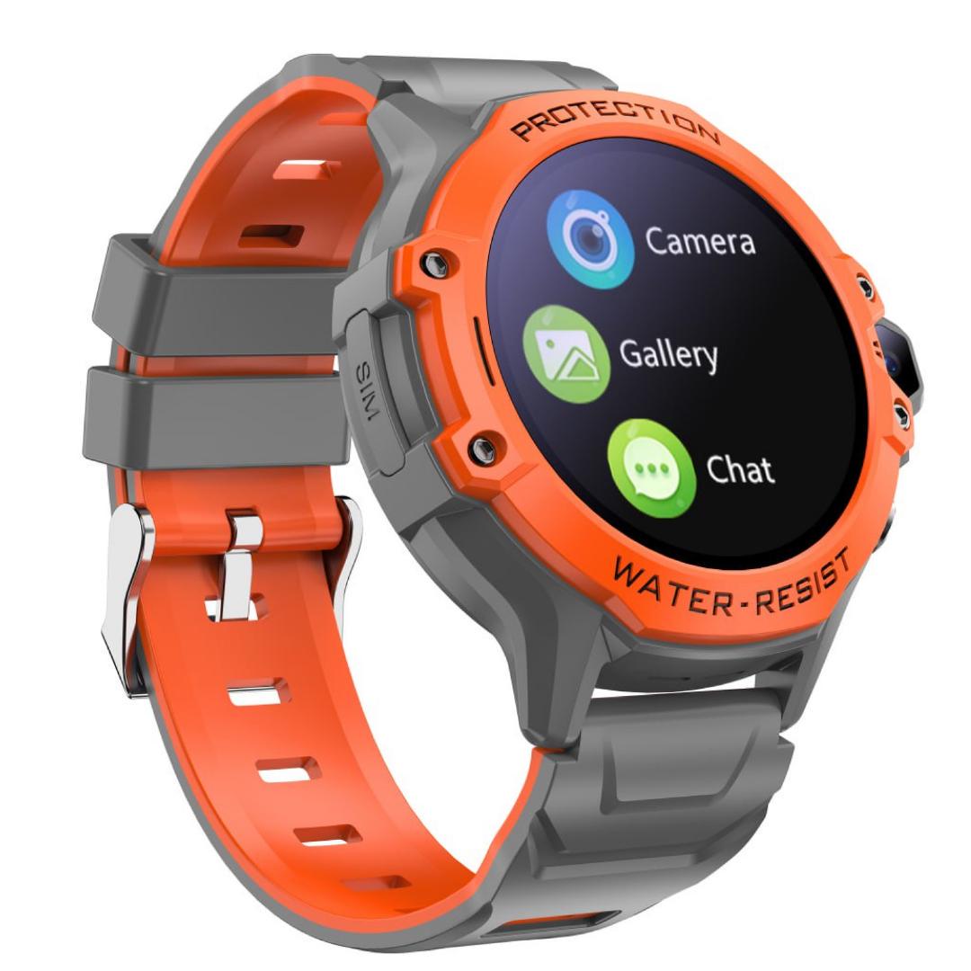 Смарт-часы-телефон детские Tabby K55 4G GPS видеозвонки SOS IP67 SIM-карта Оранжевый Смарт-часы-телефон детские Tabby K55 4G GPS видеозвонки SOS IP67 SIM-карта Оранжевый